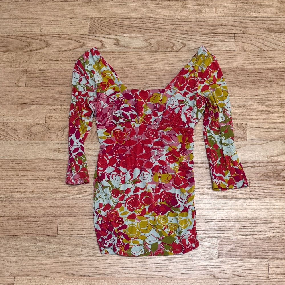 CAbi Floral Top Fall Colors